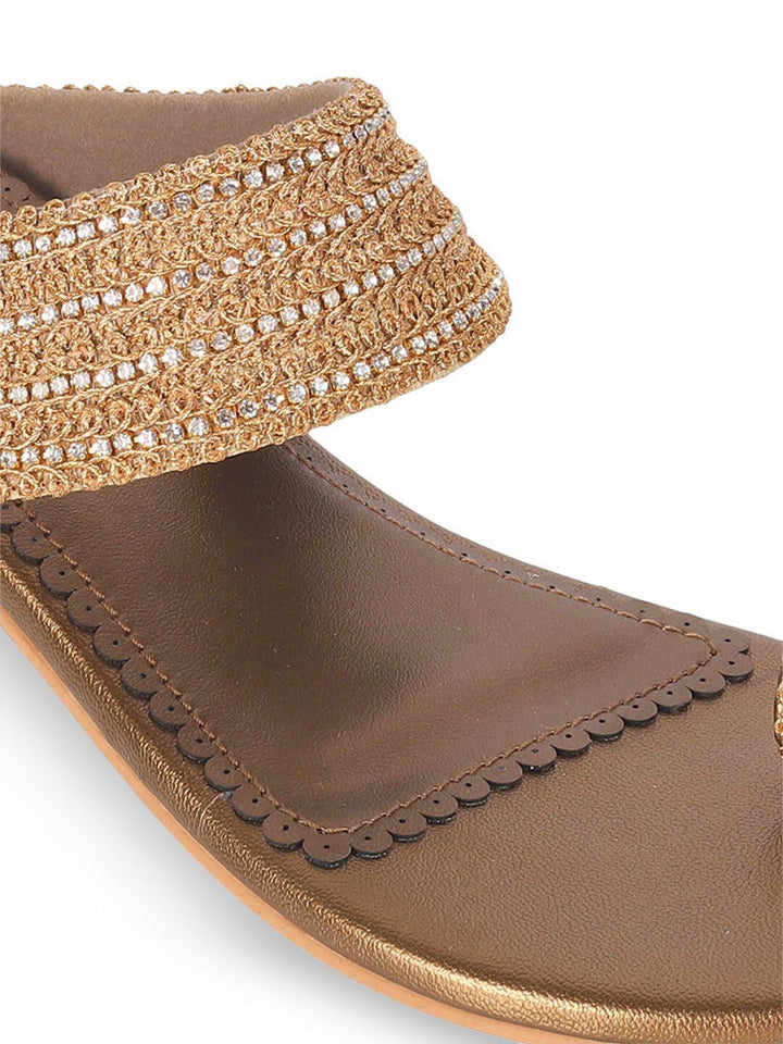 Metro Women Embellished Open Toe Block Heel Sandals