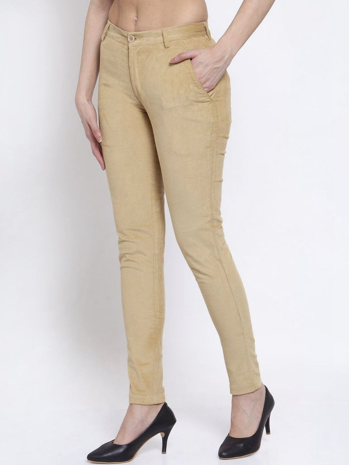 Seluar Slim Fit Wanita KLOTTHE Mid-Rise