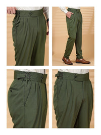 Moda Rapido Lelaki High-Rise Easy Wash Pleated Seluar
