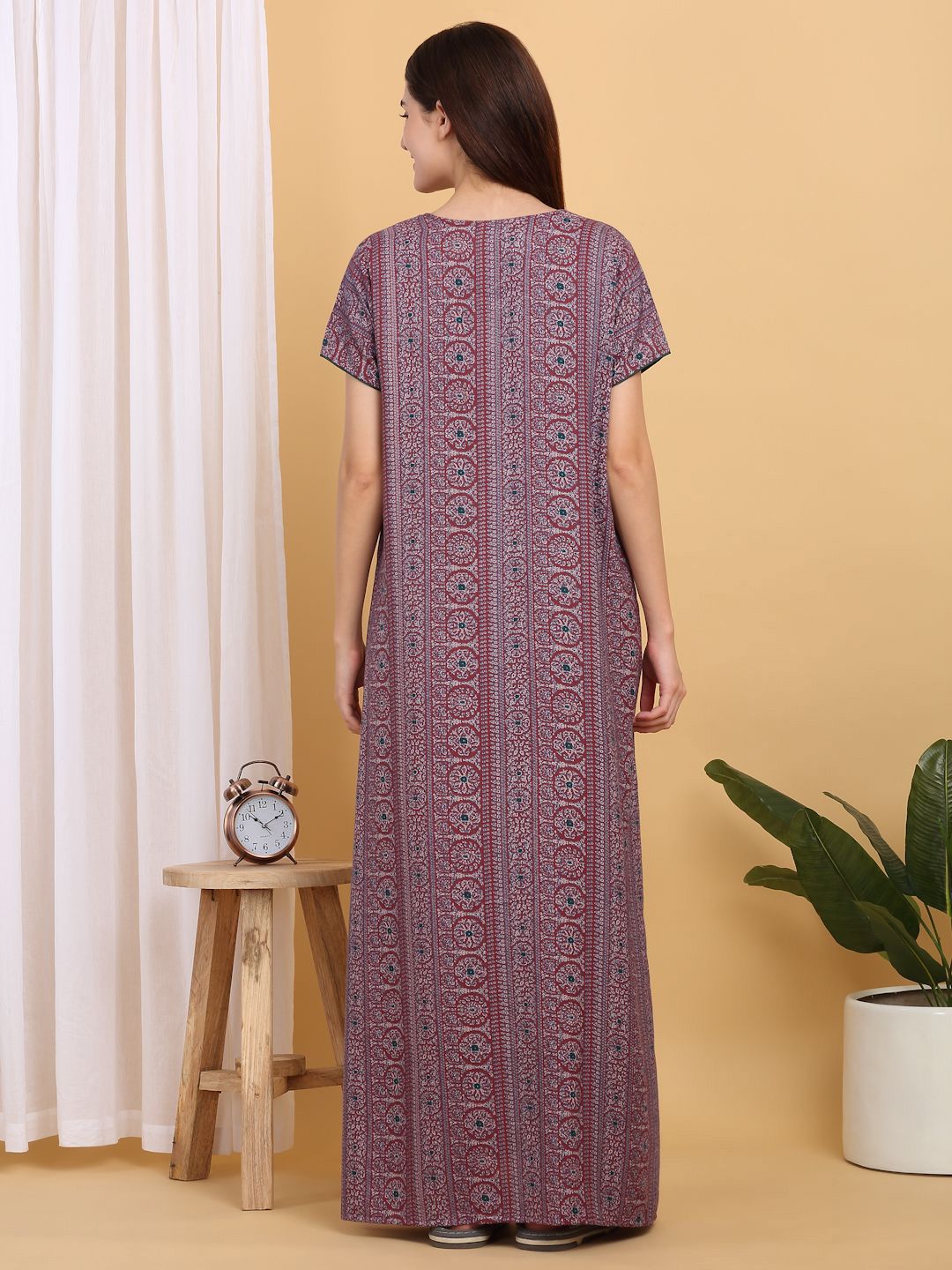 Sweet Dreams Printed Maxi Nightdress