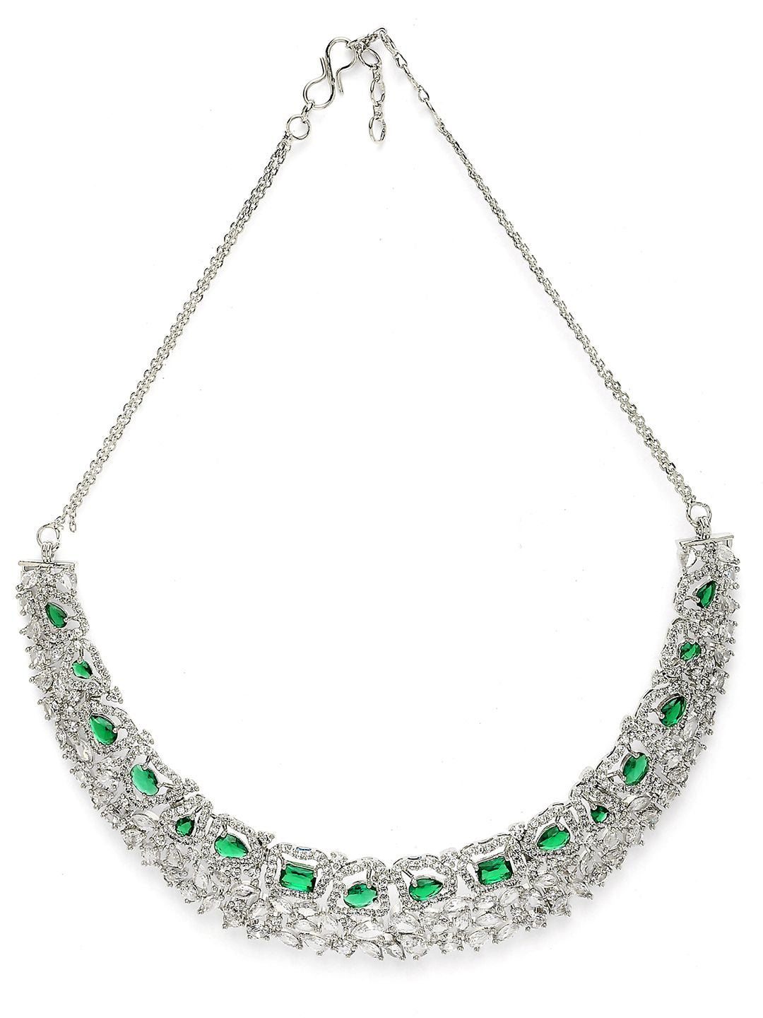 Set Perhiasan Berat Batu Diamond American Karatcart berlapis