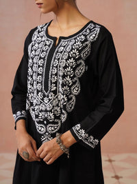 House of Chikankari Women Embroidered Thread Work Kurta