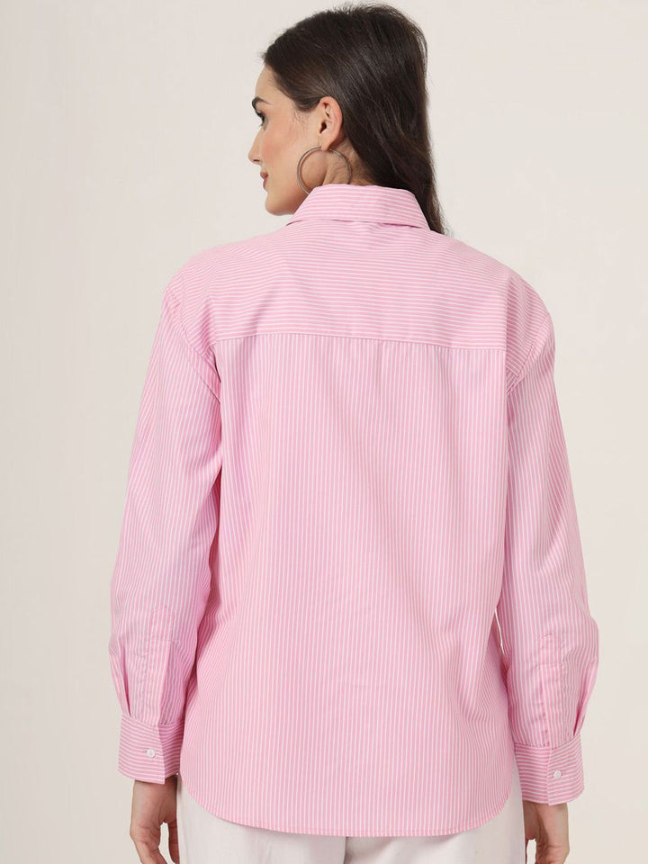 Style Quotient Women Relaxed Opaque Striped Casual Shirt