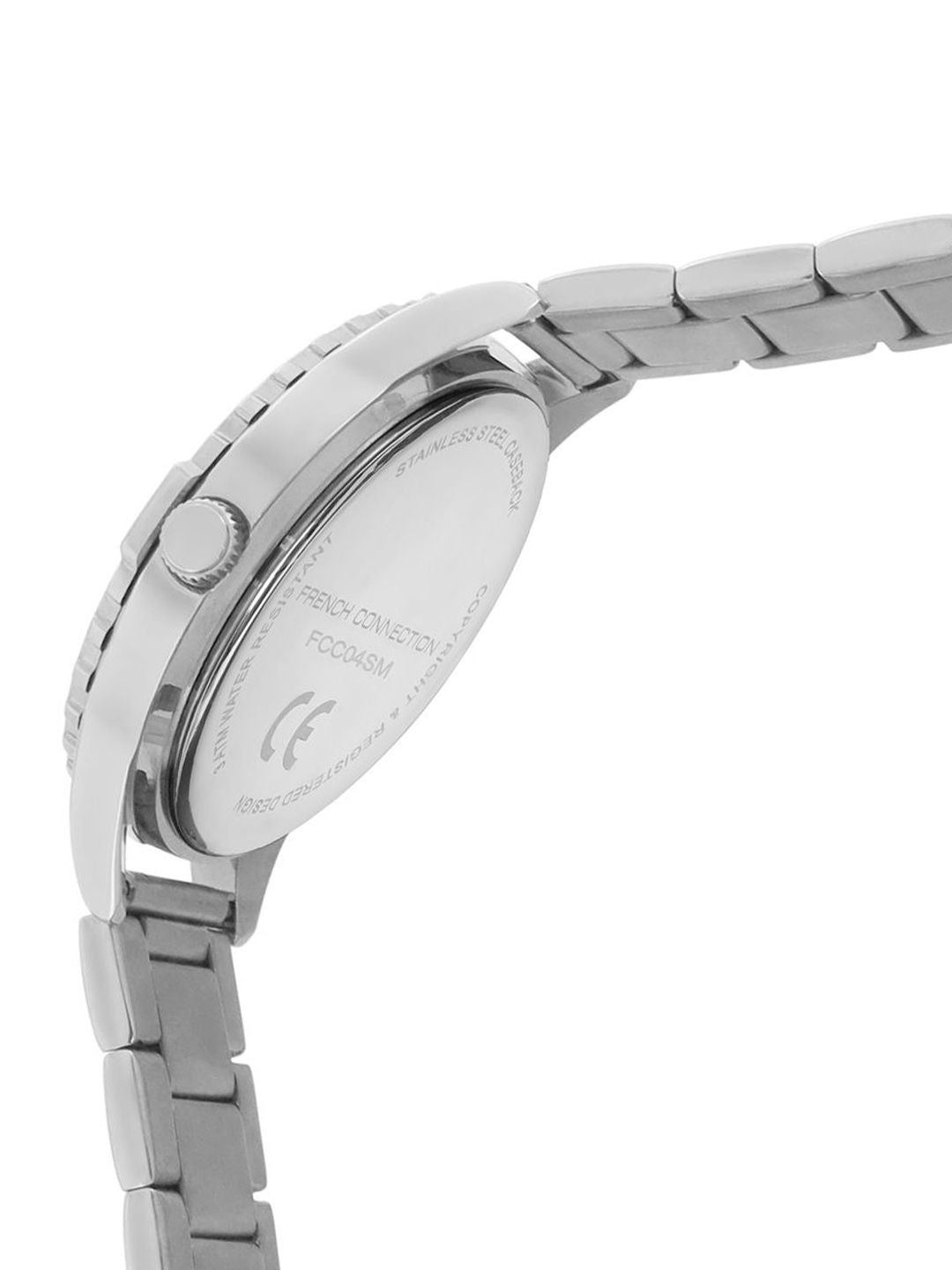 Lelaki Sambungan Perancis Dial & Tali Keluli Tahan Karat Watch FCC04SM